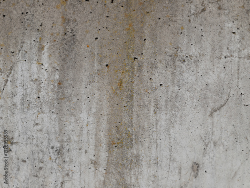 Textured Gray Concrete Wall With Natural Weathered Pattern and Details