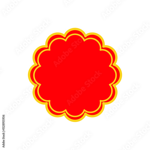 Price sticker, sale or discount sticker, sunburst badges icon