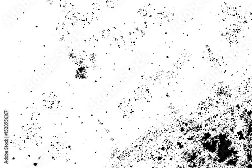Noise distressed background of black and white texture. Abstract faded dirty pattern. Monochrome backdrop.
