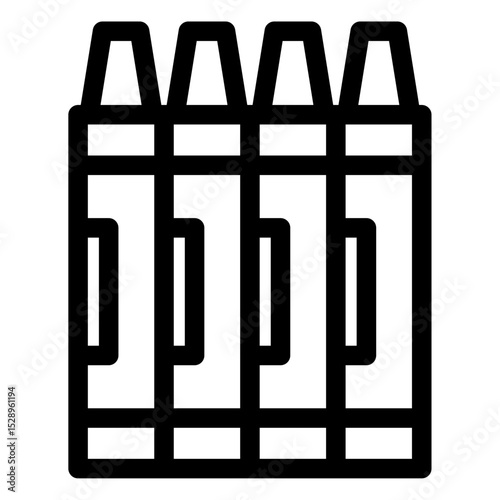 crayon vector icon