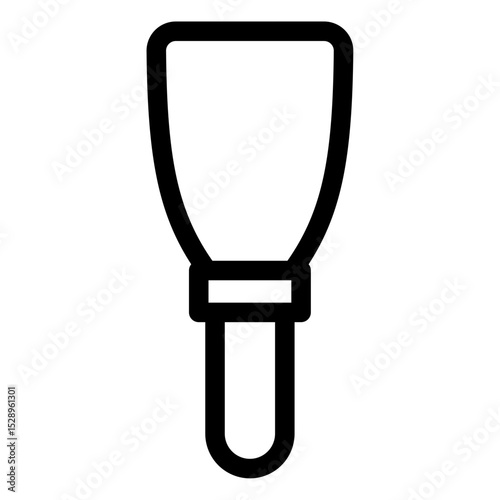 putty knife vector icon