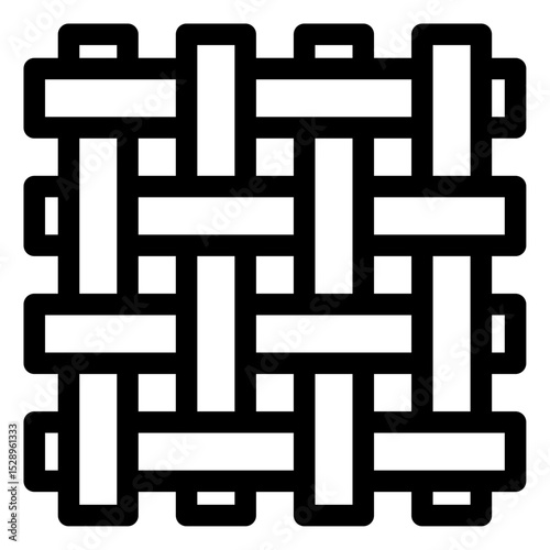 weaving vector icon