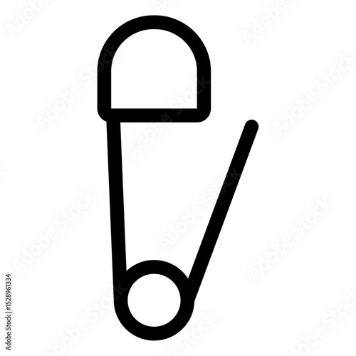 safety pin vector icon