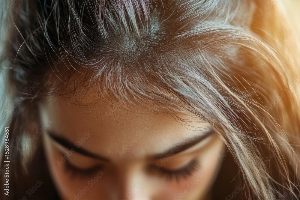 Close-up of a person checking clothing care labels before laundering., Generative AI Close-up of a person checking clothing care labels before laundering., Generative AI