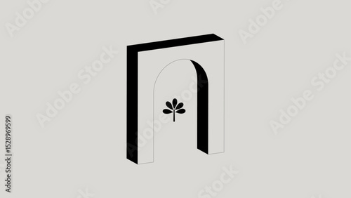 Visual Abstract Boho Shape