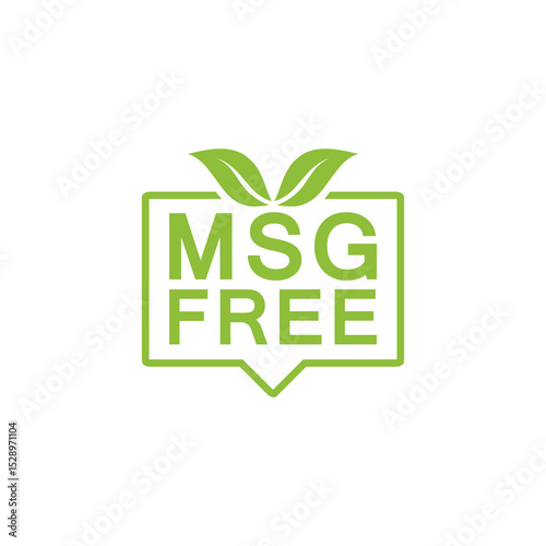 MSG free icon isolated on white background