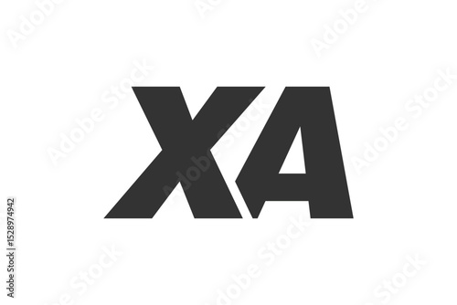 Free Download XA Techno Editable Font Logo For Corporate Branding. Bold, Futuristic Design With Unique Typographic Ideas. Minimal Custom Type And Dynamic Letter - GFXLoad