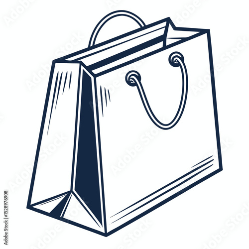shopping bag vector illustration
