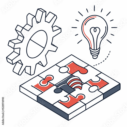 Creative light bulb icon symbolizing innovation and bright ideas