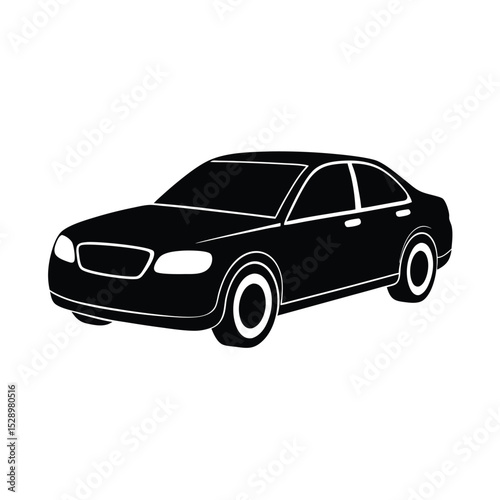 Car vector silhouette