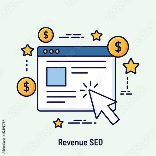 Website revenue generation through seo optimization