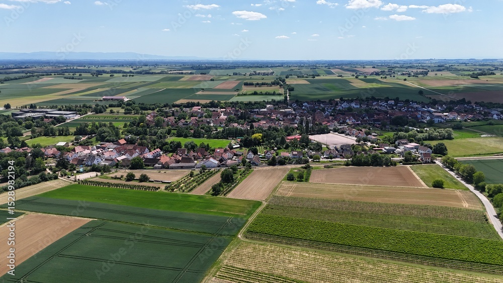 Fototapeta premium Kapellen-Drusweiler bei Bad Bergzabern