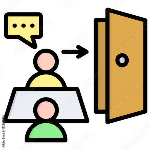 Exit Interview Icon