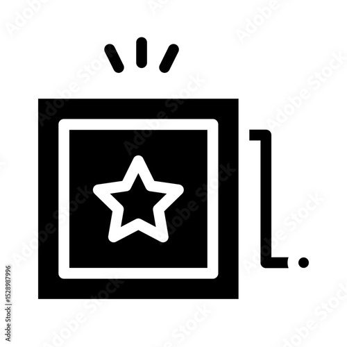 jack in the box glyph icon