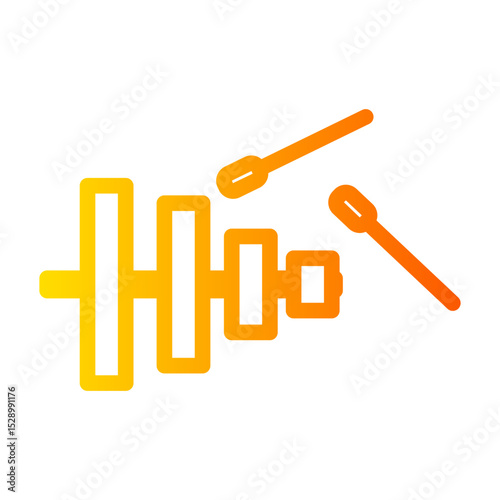 xylophone gradient icon