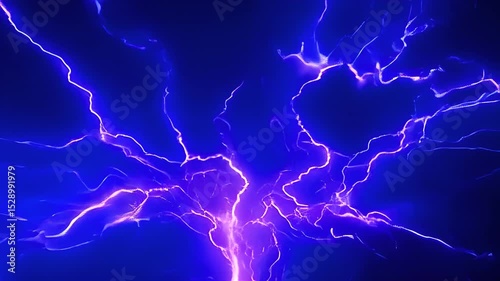 Wallpaper Mural An abstract thunder texture background. Lightning effect Torontodigital.ca