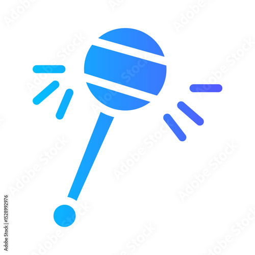 rattle gradient icon
