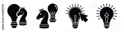 Illuminated Innovation Lightbulb Graphics Pack