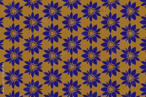 seamless beautiful red floral pattern