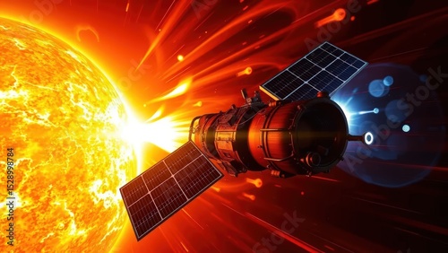 a spacecraft approaching the Sun