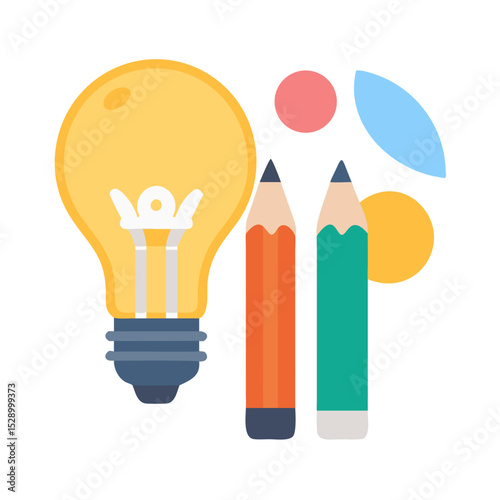 New Creative Art Supplies Icon.