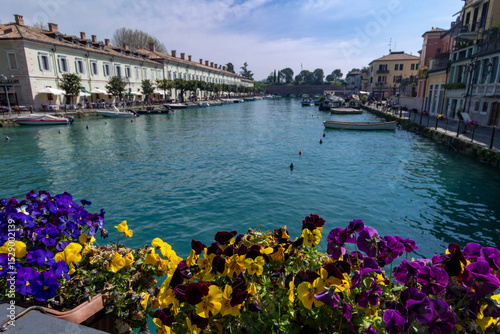 peschiera del garda tourist town on the shores of the lake