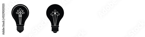 Light Bulb Inspiration Vector Art for Creative Projects