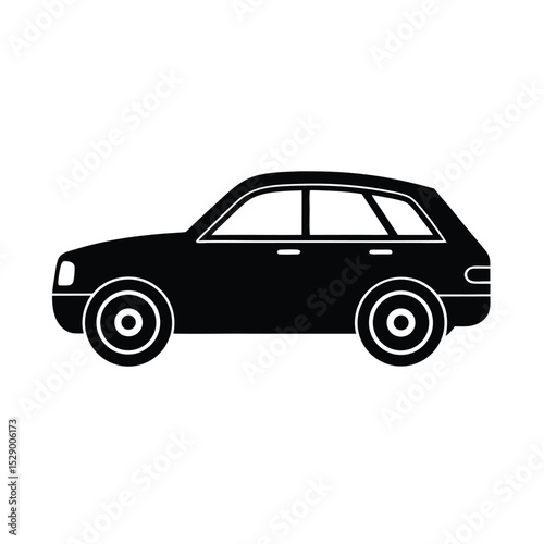 Car vector silhouette