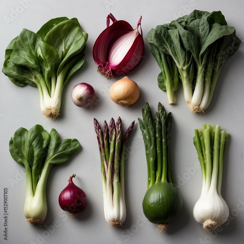 set of vegetables
