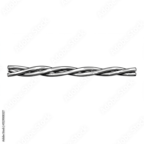 Elegant intertwined branch design perfect for logo branding or decorative elements a scalable graphic for design projects