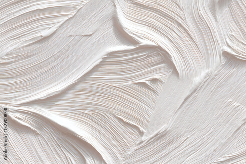 Abstract white paint texture background swirls