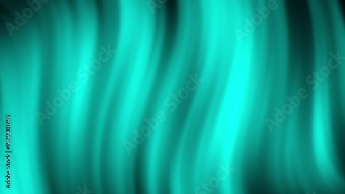 Flowing teal and black abstract background with smooth wavy lines and a glowing gradient effect, abstract texture gradient motion background animation.