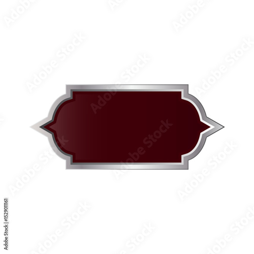 Arabic Floral Frame Traditional Islamic Design Mosque decoration element Elegance Background with Text input area in a center Eslimi Tazhib