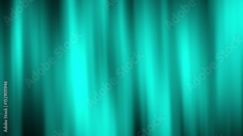 A glowing teal abstract background with vertical light streaks and a smooth, blurred texture, abstract texture gradient motion background animation.