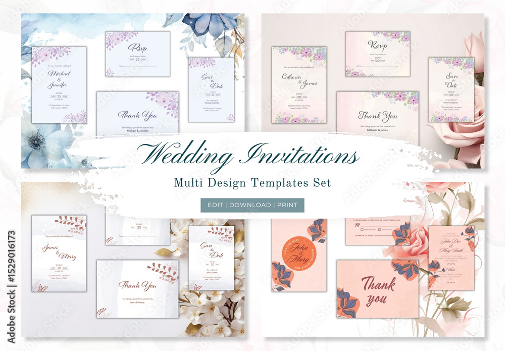 Multi Page Invitations Elegant Indian Wedding Invitation Cards Collections, Multiple ...