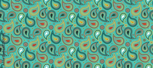 Surface orient rectangle modern. Simple tiled material paisley. Detailed creativity as springtime decor.