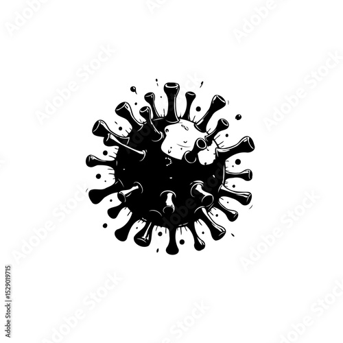 Illustration of Coronavirus: A global health crisis with potential for medical solutions