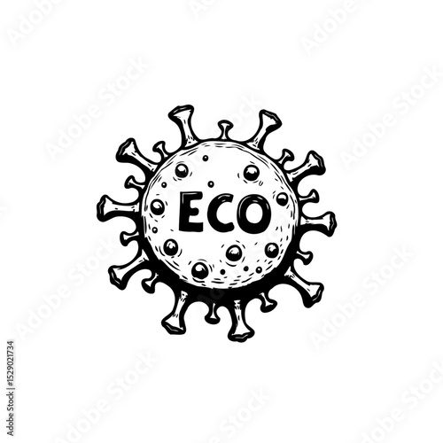 Eco-Friendly Awareness: A Creative Vector Illustration Representing Green Initiatives