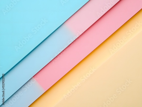 Colorful Geometric Background in Pastel Tones with Sharp Angles