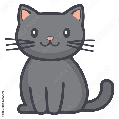 cat, animal, vector, transparent background, creature, pet, kitty, cute, feline, mammal, kitten, adorable, isolated