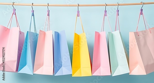 colorful shopping bags