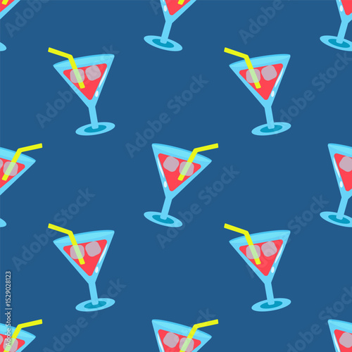 ice juice seamless pattern vector wallpaper and background