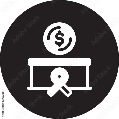 donation glyph icon