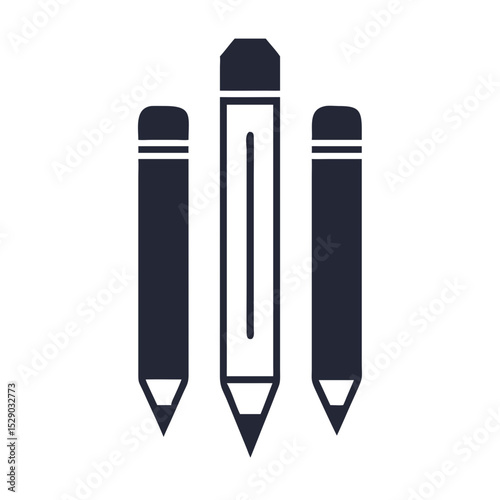 Design & Drawing Tools icon set  computer programs, process production, perception, explore ideas and designers.
