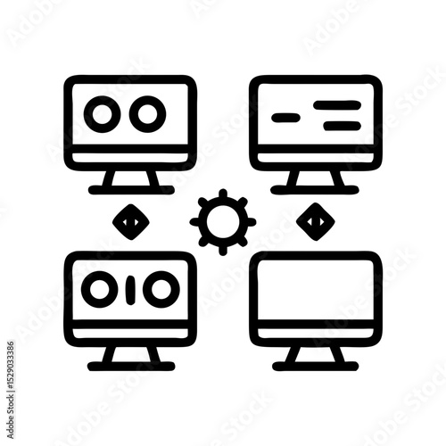 Design & Drawing Tools icon set  computer programs, process production, perception, explore ideas and designers.