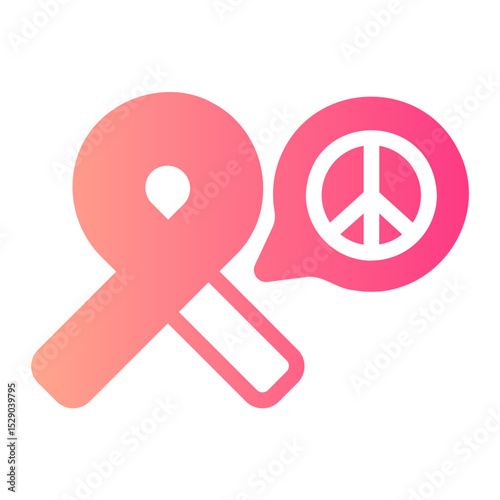 Donation gradient icon