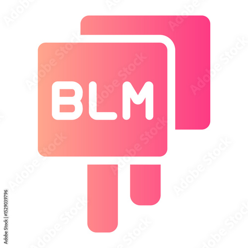 blm gradient icon