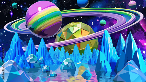 New vector Ultra-Realistic 3D Fantasy Environment.