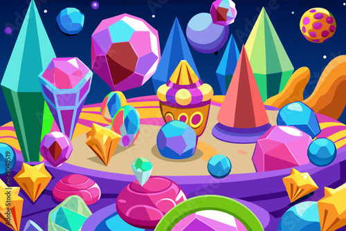 New vector Ultra-Realistic 3D Fantasy Environment.