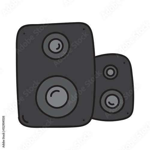 sound speaker illustrator vector 